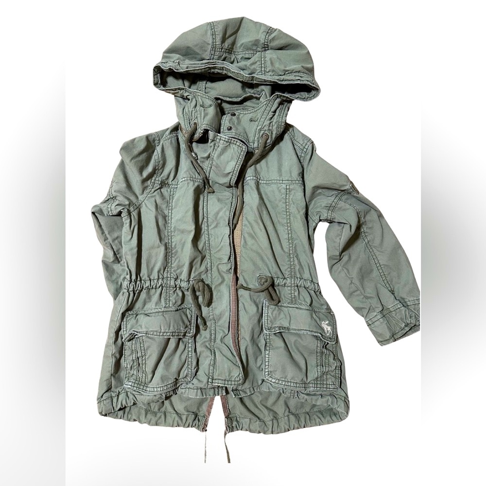 Retro Abercrombie & Fitch cargo cotton jacket